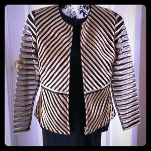 Black & gold evening jacket - NWT